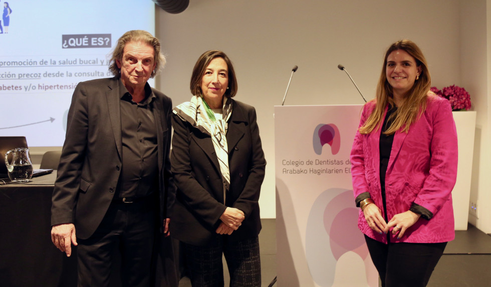 Miguel Carasol, Carmen López y Patricia Antón