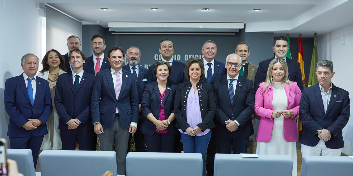 Ou0301scar Castro junto al Consejo Andaluz de Dentistas