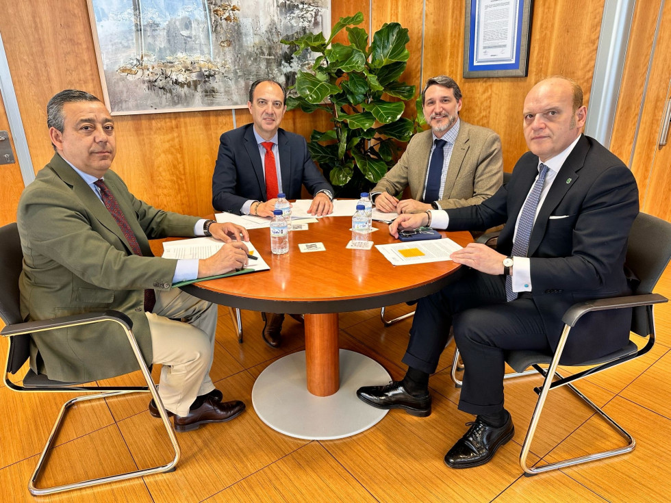 De izq. a dcha. Óscar Castro, José Luis Bancalero, Daniel Torres y Jaime Alfonso