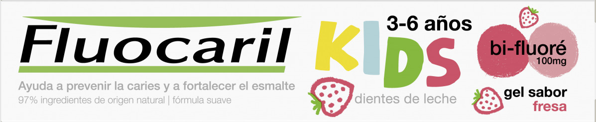 Fluocaril Kids Gel Sabor Fresa