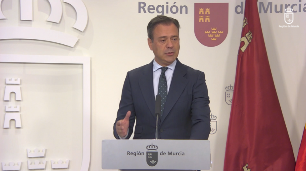 26 9 2024 Marcos Ortuño, consejero de Presidencia de la región de Murcia